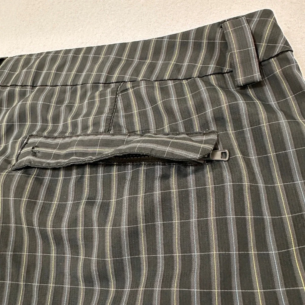 Tommy Bahama‎ Relax Shorts Mens 36 Black Plaid Grid Pattern Casual Golf Outdoor